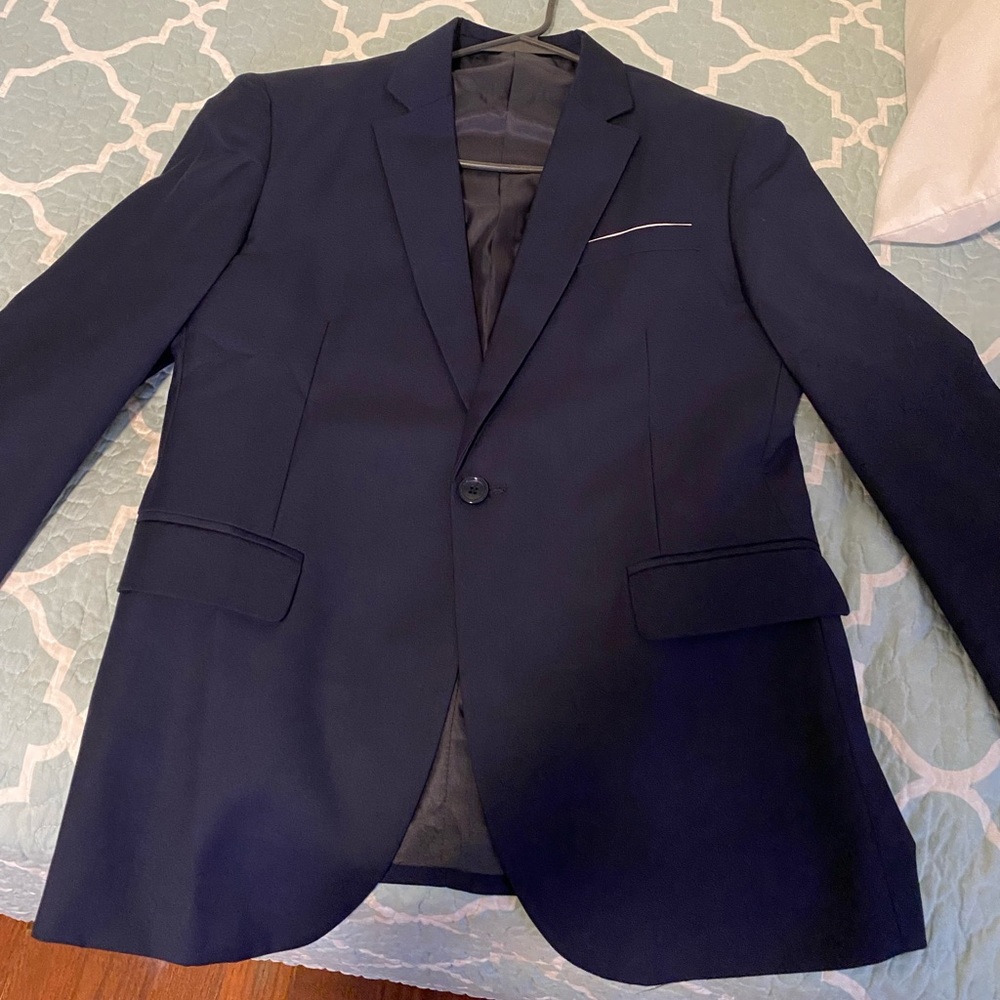 is a blue blazer